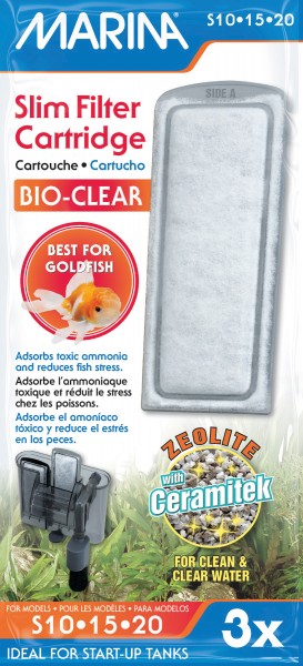 Marina Slim Filter Bio-Clear, 3er-Pack